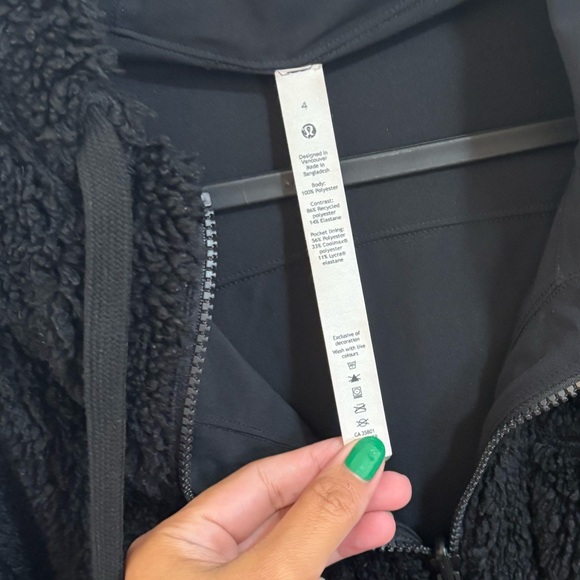 Lululemon Reversible Fleece full zip Jacket - Picture 6 of 9
